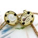 Hand-Painted Locket Necklace - Miniature Art - Magritte Pipe Art History Surrealism