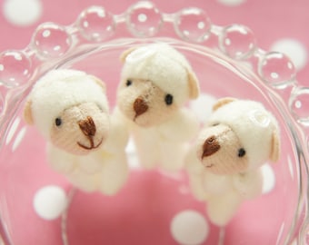 2 psc Monkey Doll Charm (35mm19mm) White DO079