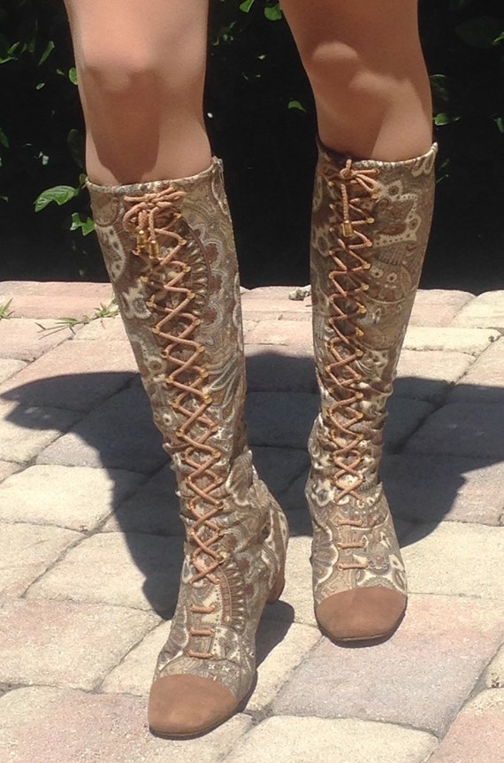 1960s knee high boots