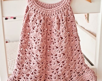 Crochet dress PATTERN - Chantilly Lace Sundress (sizes up to 8 years)