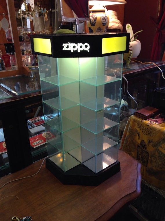 Vintage Zippo Lighter Display Case