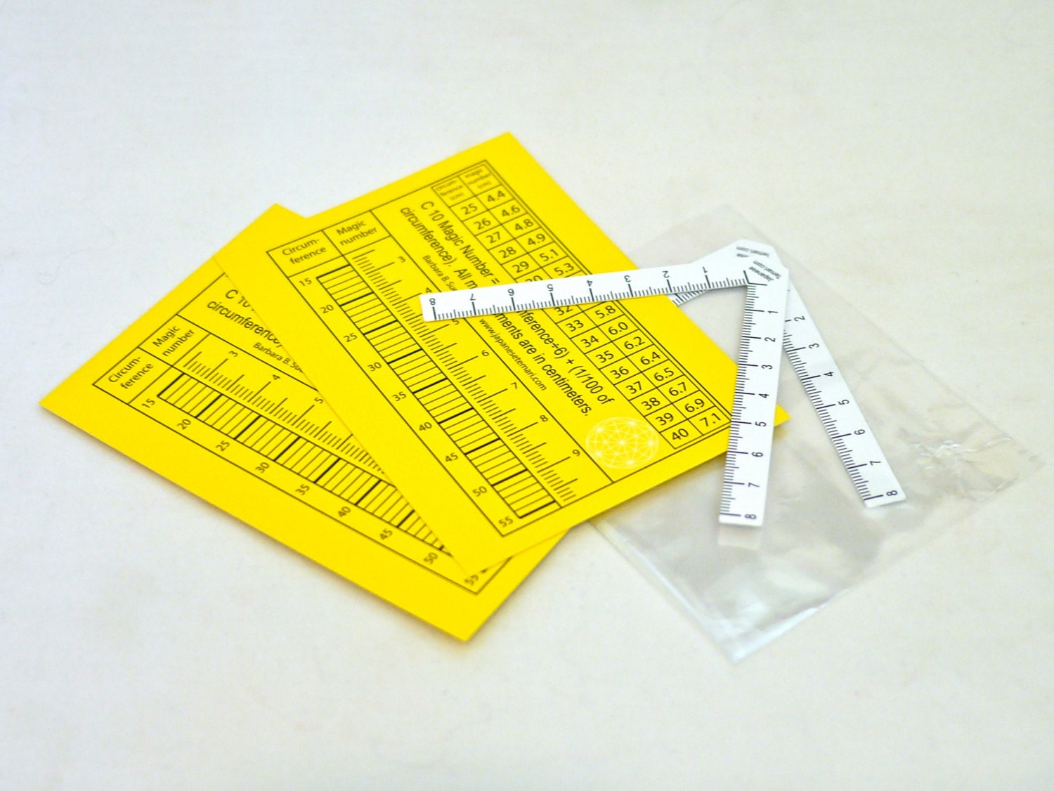 2 Vrulers for Japanese Temari Set of 2 very by JapaneseTemari