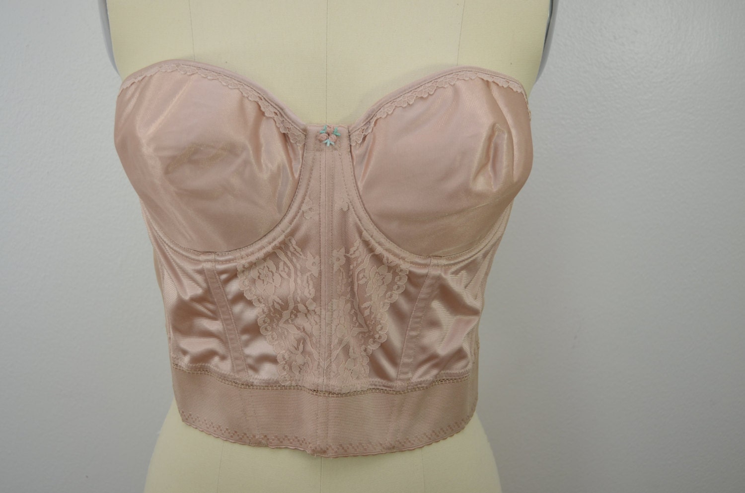 Vintage JC PENNEY push up bra strapless mini by ilovevintagestuff