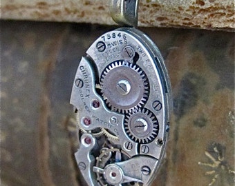 STeampunk necklace - Steampunk Necklace - Repurposed Art