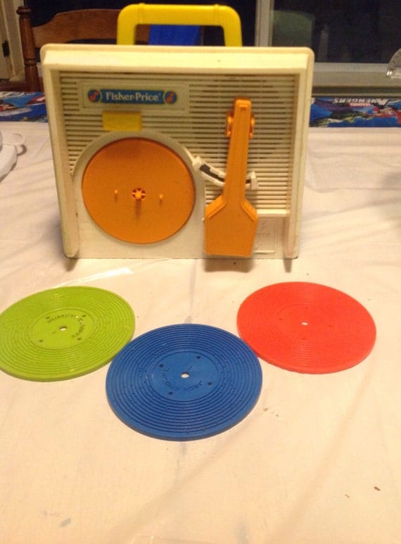 80s fisher price record player