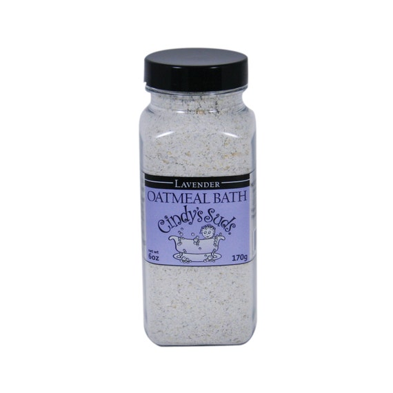 Lavender Oatmeal Bath All Natural Handmade Bath Soak by CindysSuds