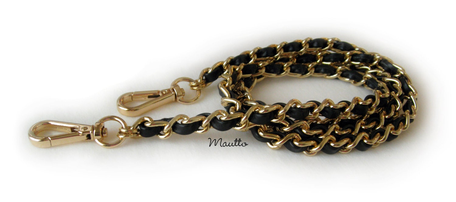 gold chain purse strap