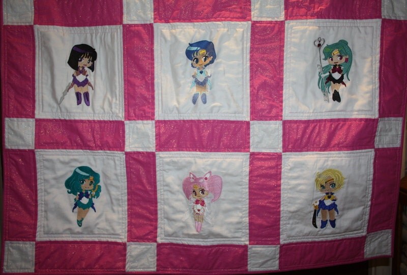 Sailor Moon Lap Quilt