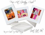 Greeting Cards, Box of 6 Blank Cards, Original Art Cards, Mini Frameable Prints, Unique Signed Art Cards Greeting Cards, Box of 6 Blank Cards, Original Art Cards, Mini Frameable Prints, Unique Signed Art Cards