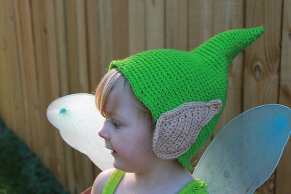 Crochet Tinkerbell Fairy Hat Pattern Elf Hat Pattern by Mamta