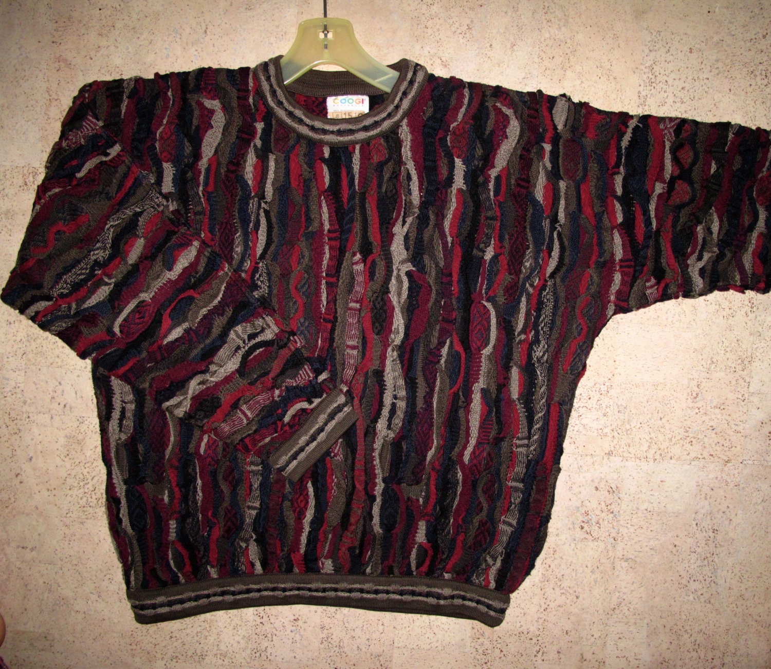 COOGI Australia Sweater size Mens L Cotton Long by BlueRoseRetro