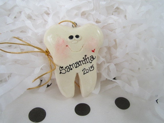 personalized tooth christmas ornament dentist ornament personalized tooth christmas ornament dentist ornament