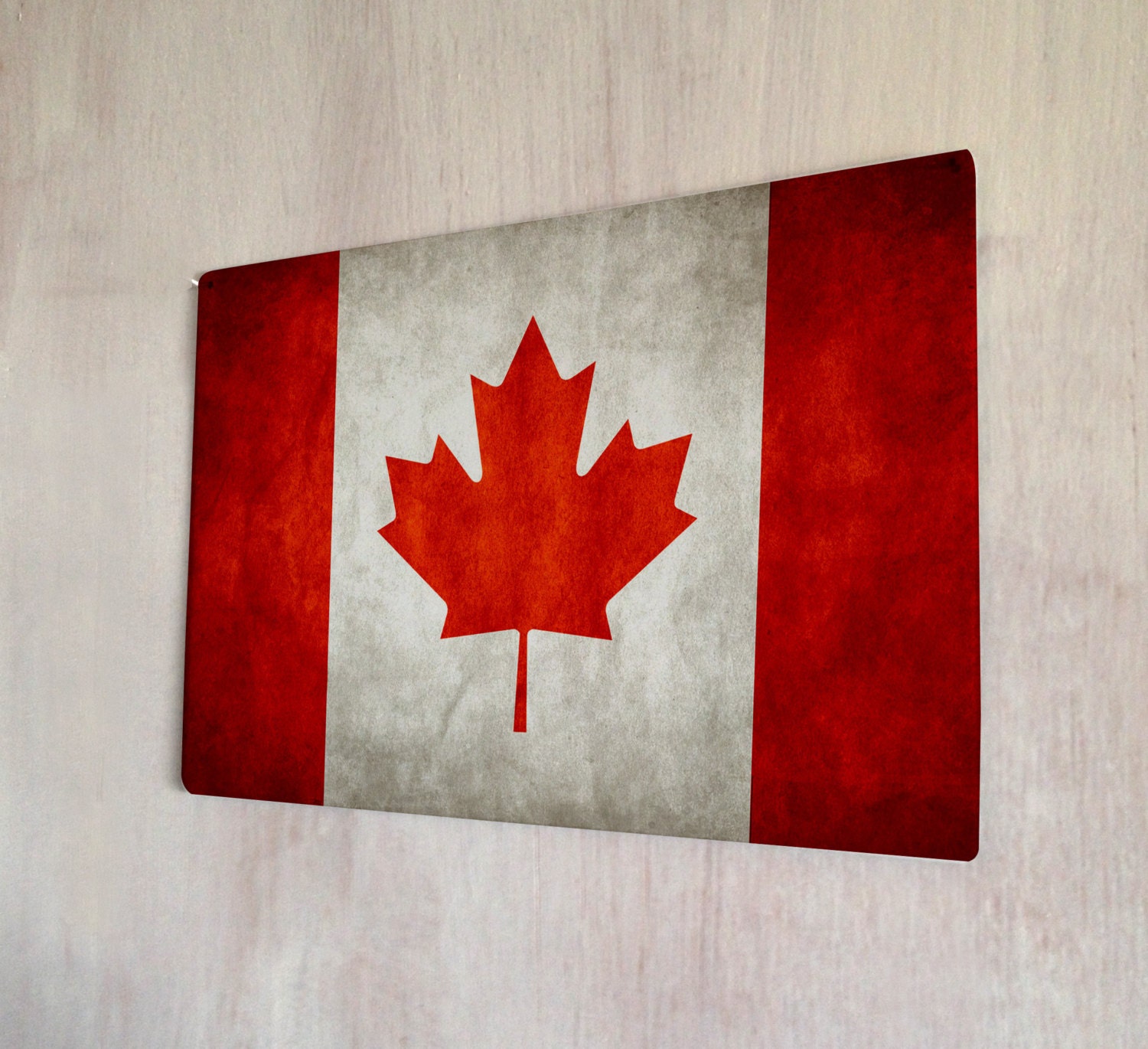 Canadian Red Flag sign A4 metal plaque picture home deco