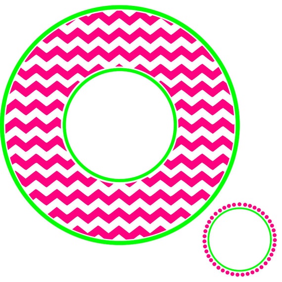 Download Chevron circle monogram svg