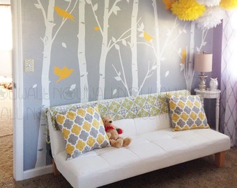 Removable Forest Winter Tree Wall Decal Wall Sticker