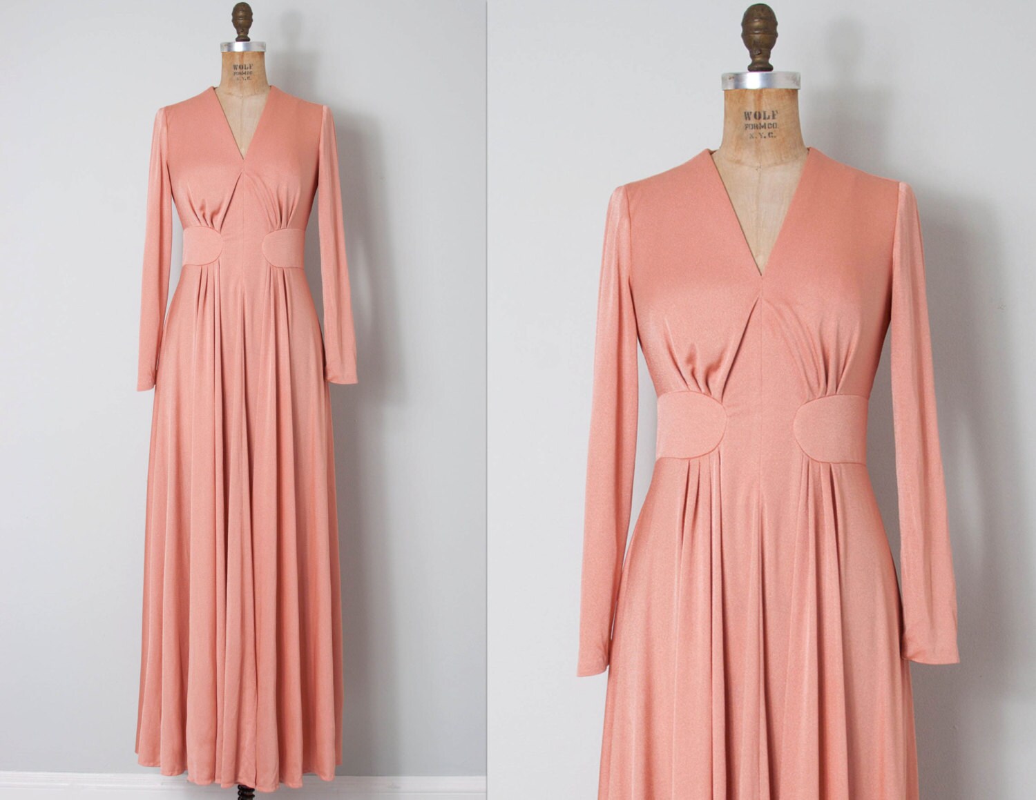 70s evening gown