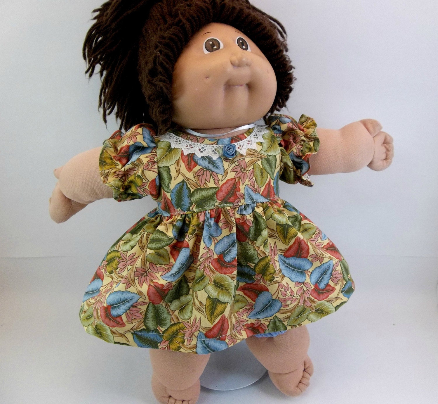 Cabbage Patch Doll Clothes Yellow Blue and by snowflakeboutique