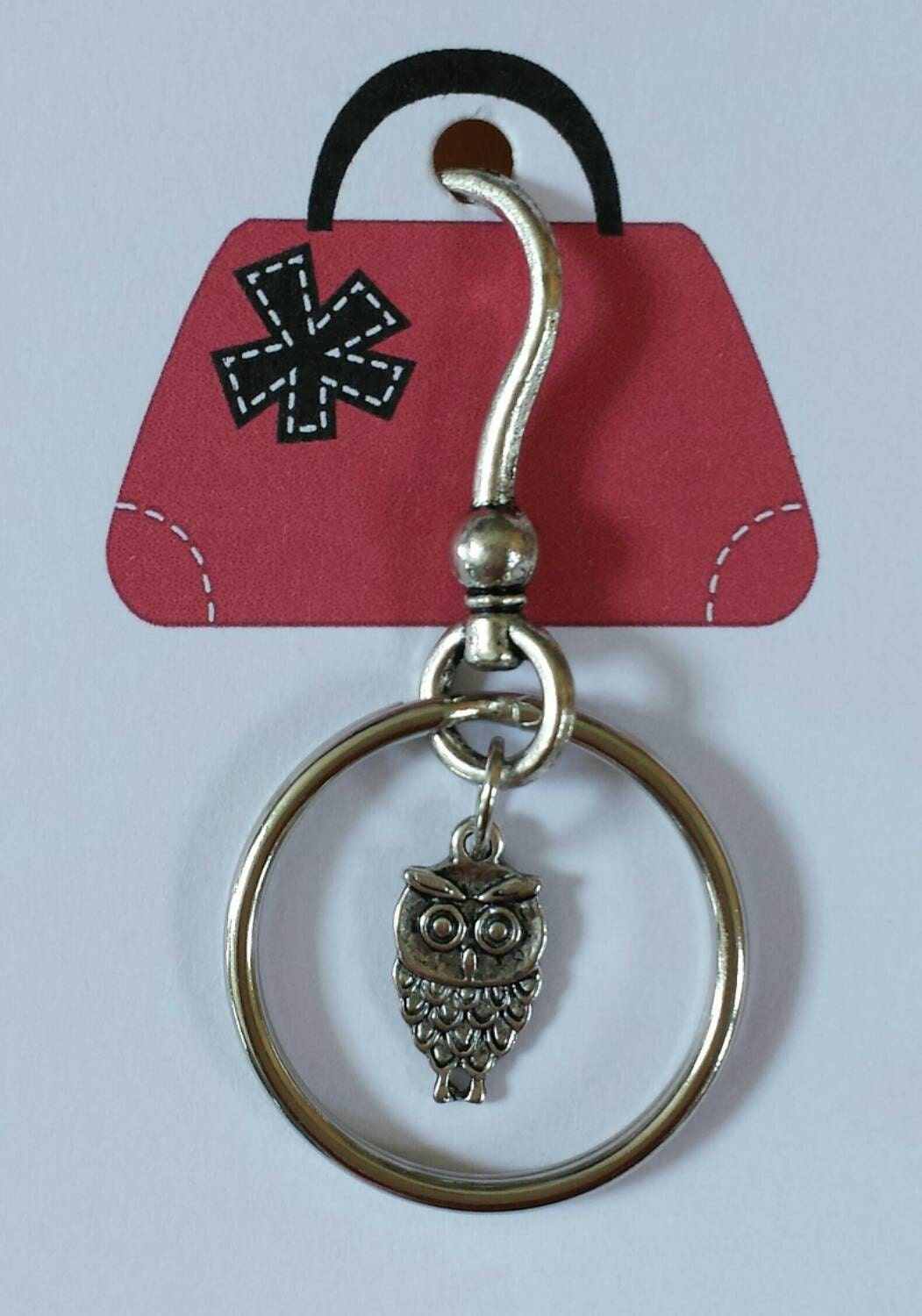 PURSE KEY HOOK With Owl Charm Never Lose Your Keys Again