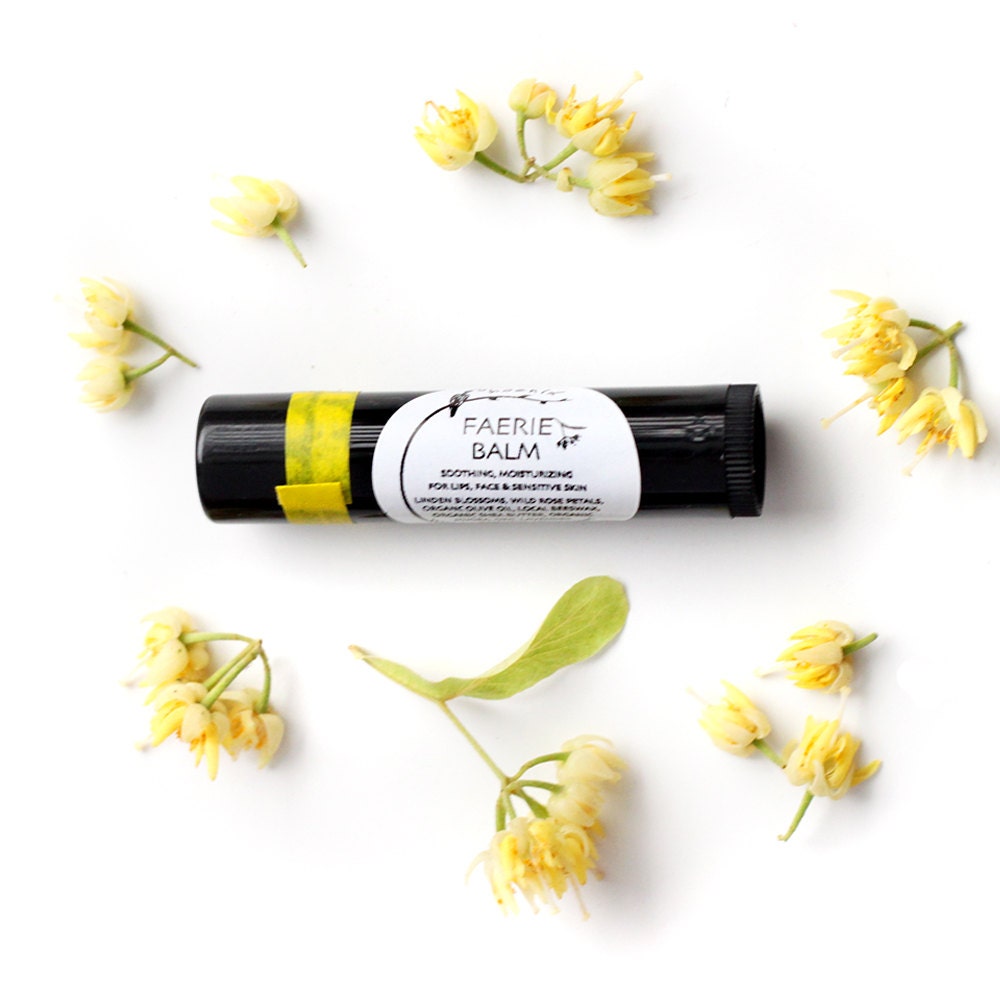 Faerie Balm organic herbal lip balm and by PhoenixBotanicals