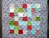 Christmas Table Topper Holly's Tree Farm Quilted Handmade