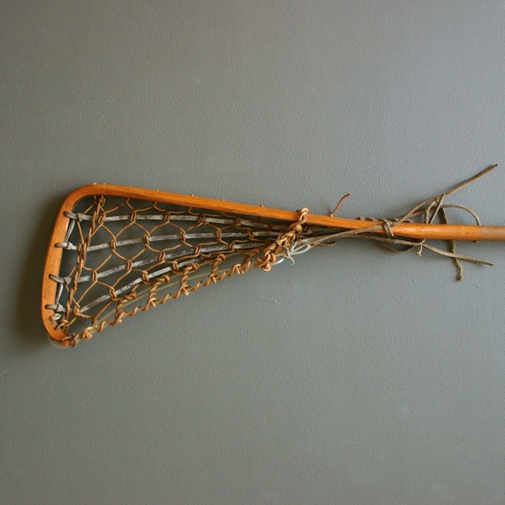 1 Vintage Wooden Lacrosse Stick from England All England Lacrosse