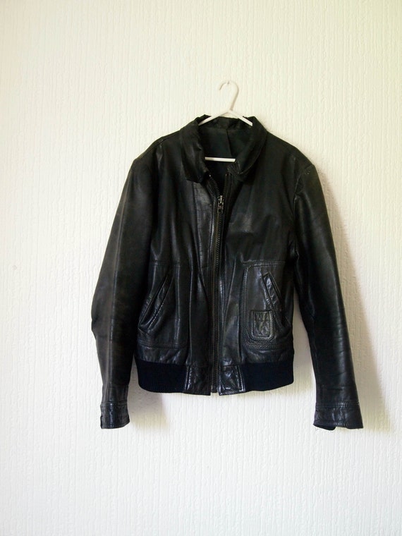 Vintage Leather Bomber 92