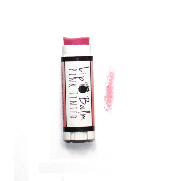 Pink Tinted Lip Balm All Natural Lipstick Lip by moodysisters