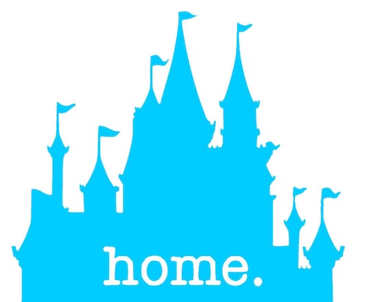 Download Castle Home Silhouette digital instant download cut file SVG.