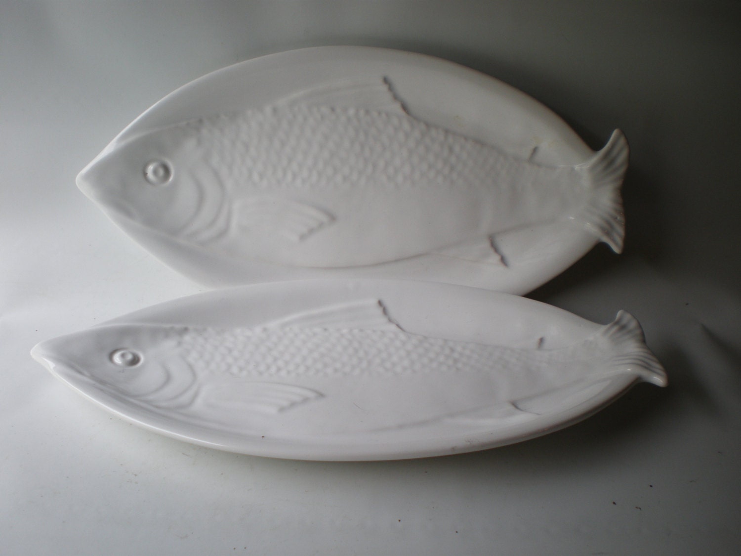 Pair of Vintage Dansk Porcelain Fish Plates