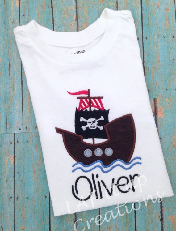 Items similar to Pirate Ship Shirt on Etsy