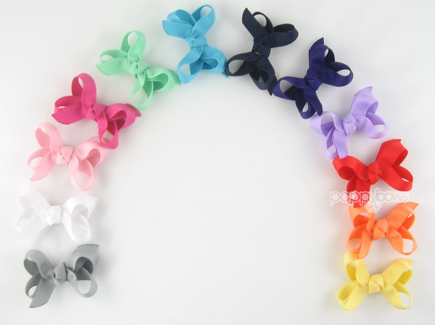 12 PACK Baby Hair Bows small hair bows baby girl bows