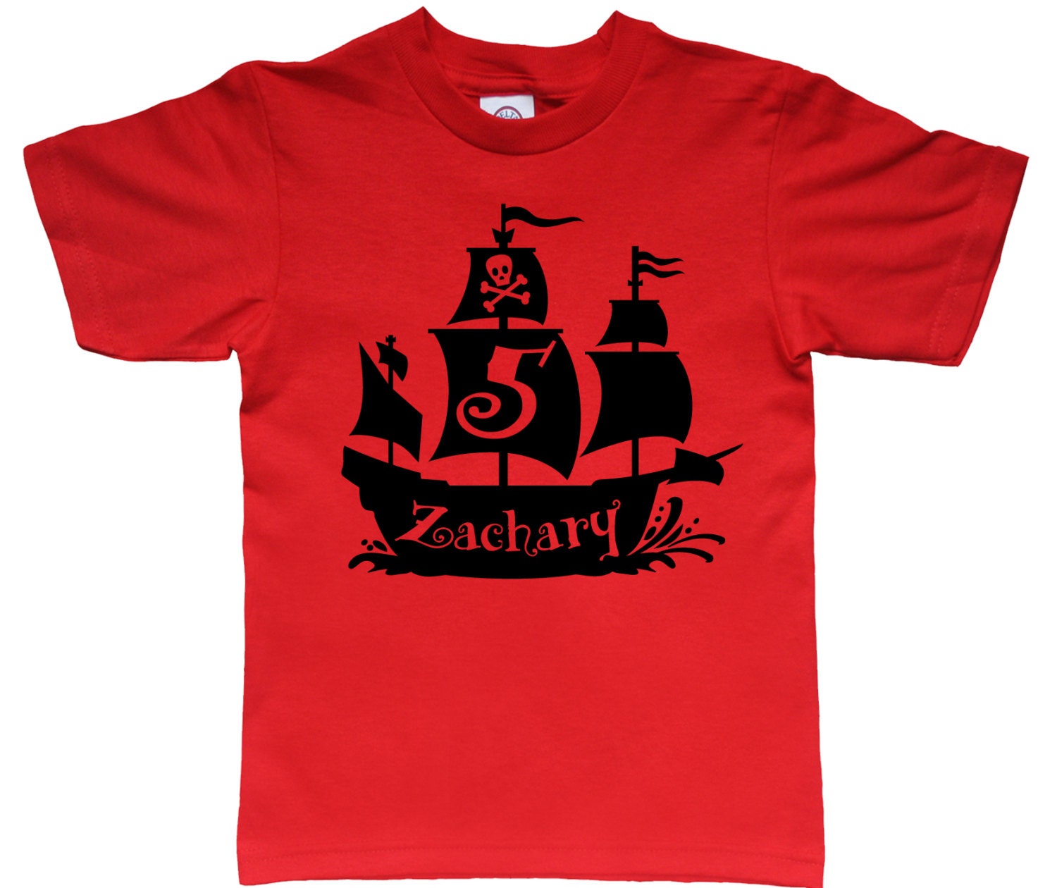 pirate shirt red