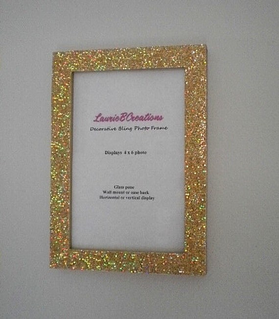 GOLD/ANTIQUE GOLD Glitter Picture Frame DecorativeSuper