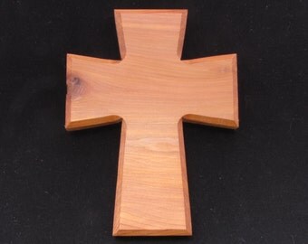 Cedar wood cross | Etsy