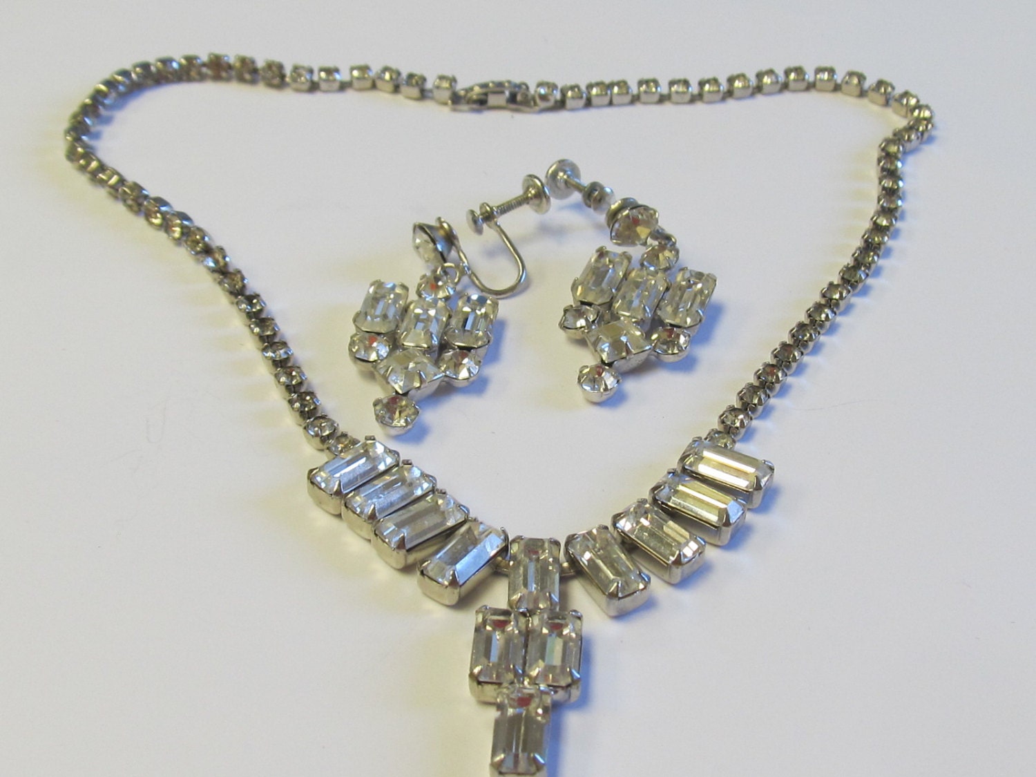 Vintage Stunning Weiss Rhinestone Necklace And By Lavendergems 