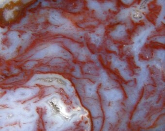 Gorgeous Red n White Moss Agate Slab RS0286
