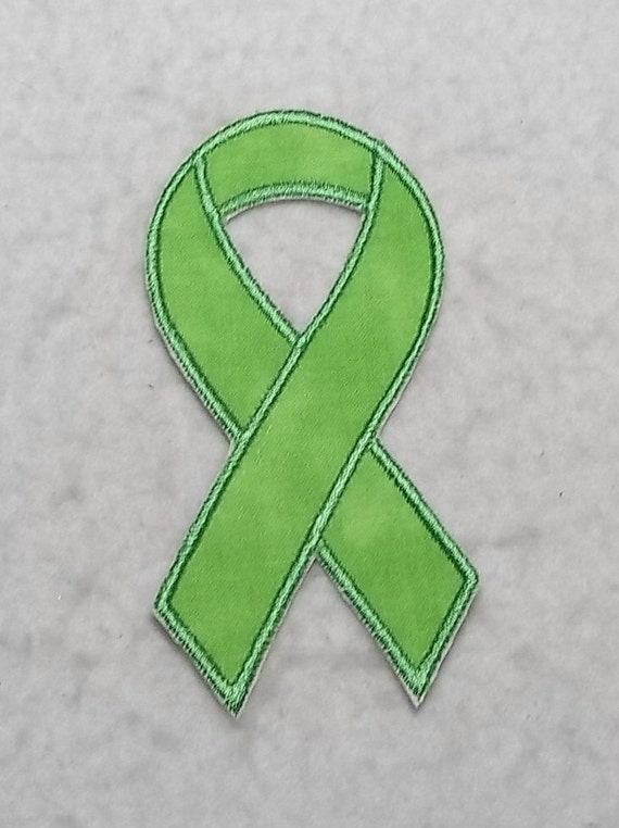 Lime Green Awareness Ribbon MADE to ORDER Choose SIZE