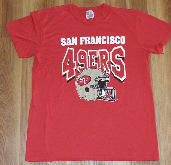 Vintage 1980s SAN FRANCISCO 49ers NFL Football by FatandyzVintage