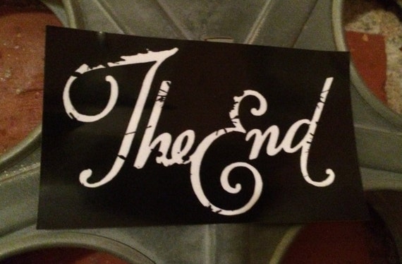 The End vinyl sticker