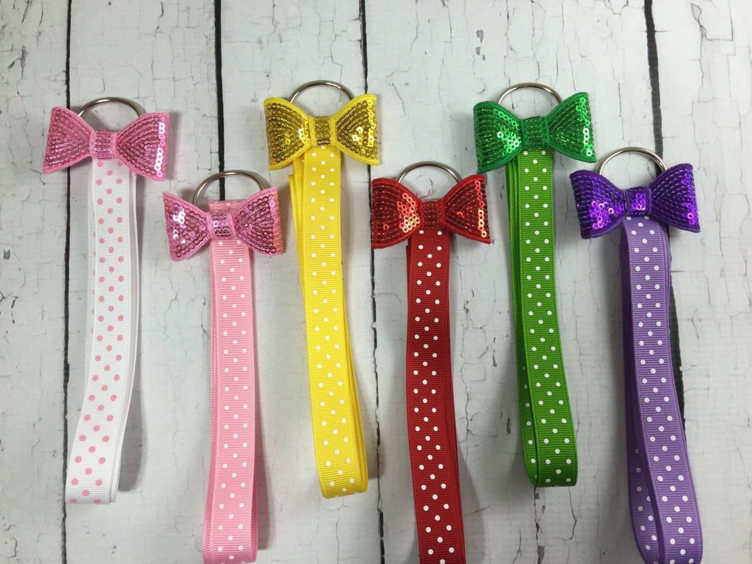 Girls Hair Bow Holder Choose 1 Sequin Bow by TurtleTotsDesigns