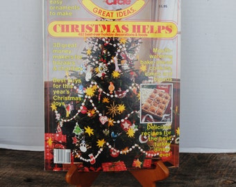 Vintage Family Circle Magazine Great Ideas Christmas Helps 1982 Volume 8