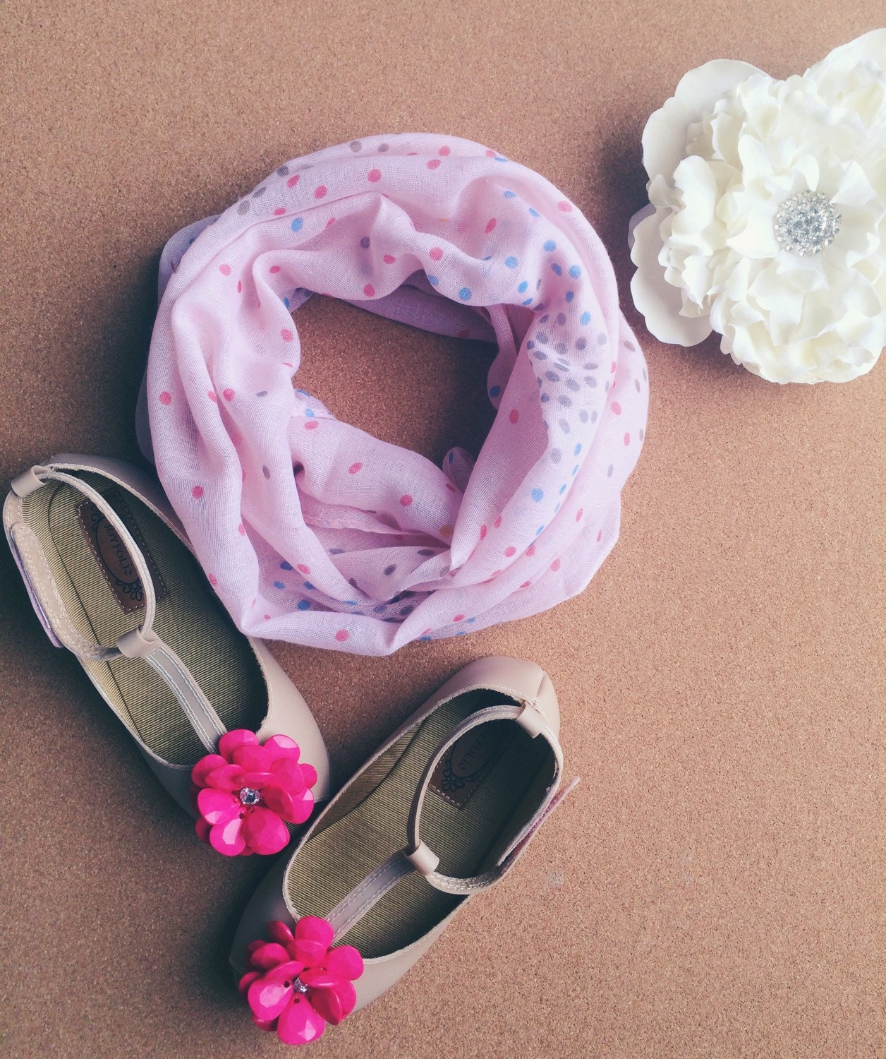 Toddler Infinity Scarf/ Spring / Summer Little Girl's