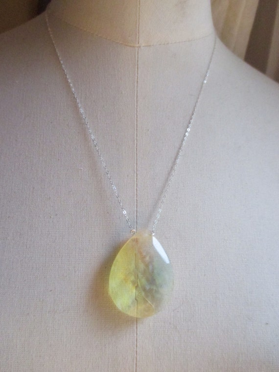Pineapple quartz necklace Clearance