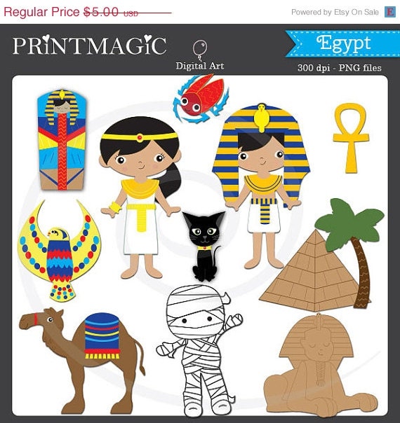 SALE Ancient Civilizations Egypt clip art Personal by printmagic