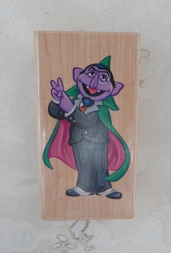 Count Von Count Rubber Stamp Stampabilities Rubber Stamp