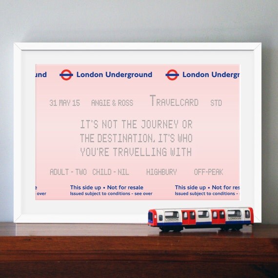 London Print, Personalized Print, Travel Quote, London, Wedding Gift ...