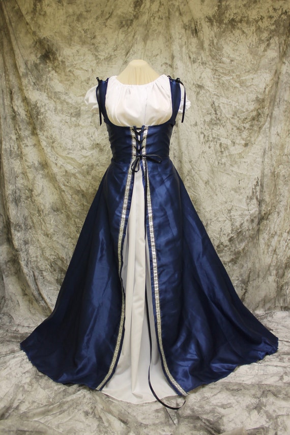 Navy Blue Renaissance CostumeHalloween CostumeMedieval