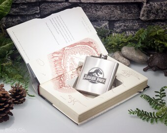 Hollow Book Safe & Hip Flask - The Lost World