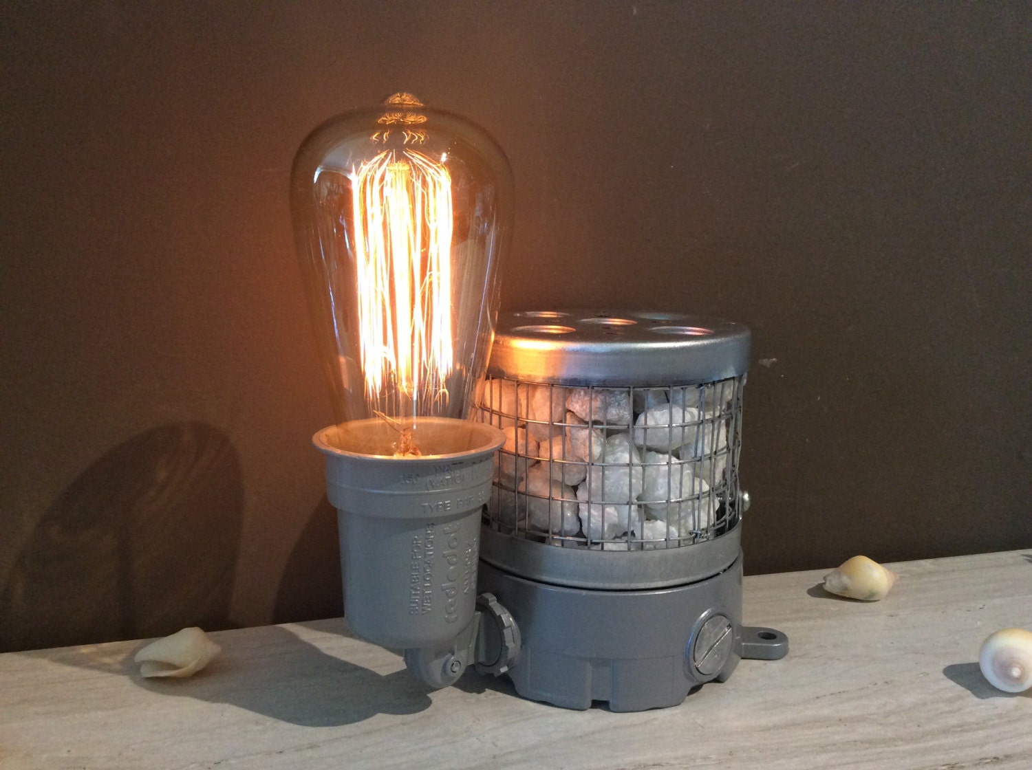 Modern Industrial Table Lamp 40w Edison Light Bulb included