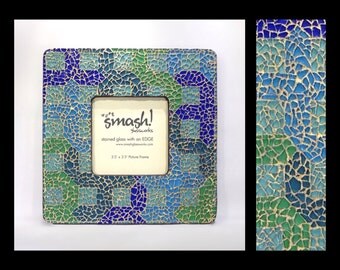 Caprice - 3.5x3.5 Glass Mosaic Picture Frame